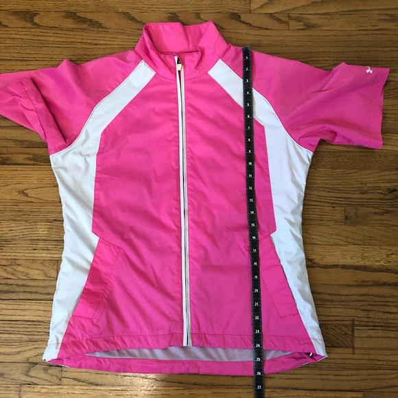 Under Armour Performance Golf Wear Pink Jacket - Picture 7 of 8